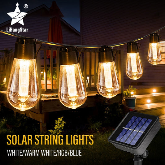 LED Solar String Lights IP65 Waterproof - Trek&Hive